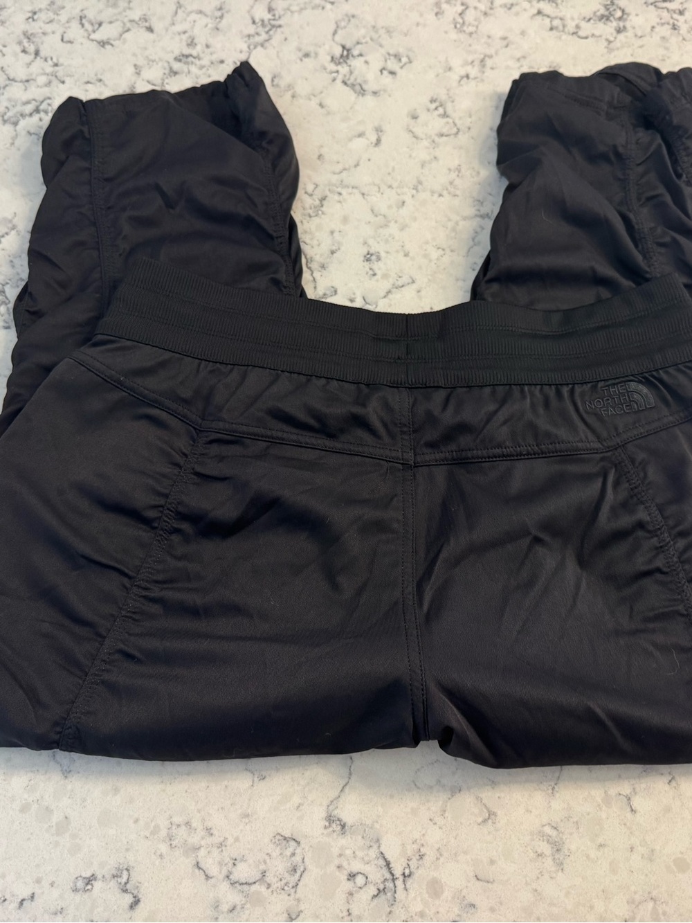 The North Face Women's Black Athletic Shorts with Elastic Waistband